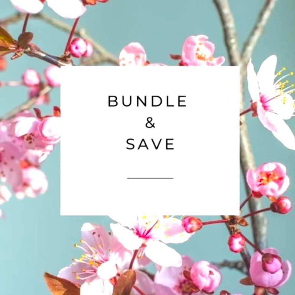 Bundle and save!  20% off 3 items or more!